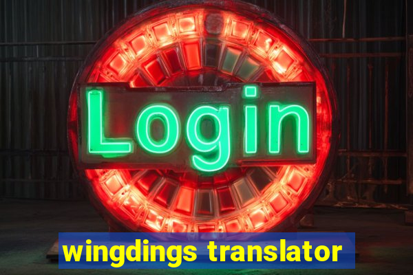 wingdings translator